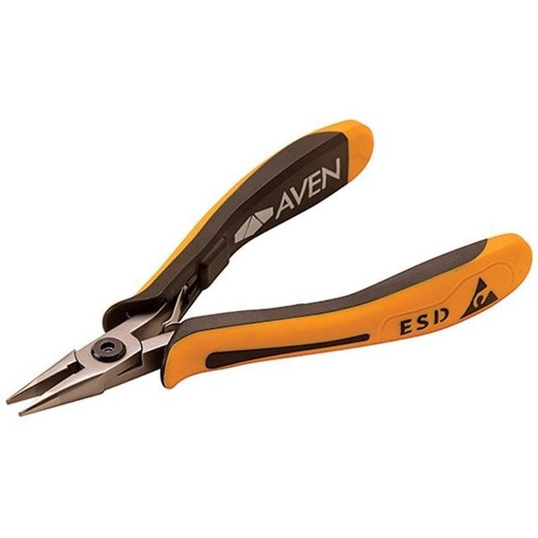 Aven Aven 10843 Chain Nose Pliers; Short Smooth Jaws - 5 Inch 10843